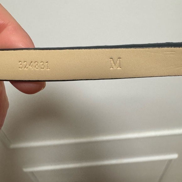 Ann Taylor leopard / cheetah skinny belt size Medium - Picture 8 of 10